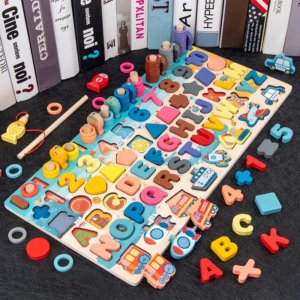 Puzzle Magnétique en Bois