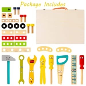 Montessori Wooden Toolbox