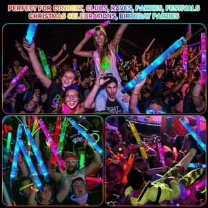 12 Pop Tubes LED allument le jouet sensoriel anti-stress qui brille dans le noir