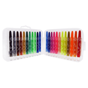 Crayons MG 24 couleurs par set pour enfants
