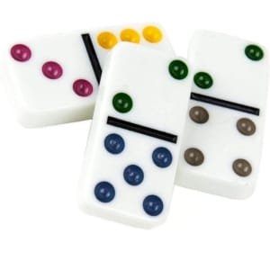 PACK 4 : Jenga 54 pcs +domino+ Carte Uno + 1000 bornes