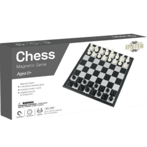 Jeux des échecs Chess Set & Checker Magnétique blanc