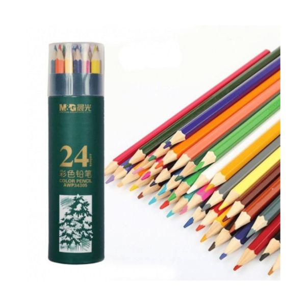 Crayon de couleur M&G 24/Tube Awp34361