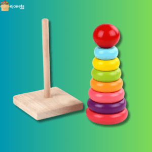 Ensemble de 9 Jouets Montessori en bois naturel, jouets éducatifs, ludiques et amusants pour les petits