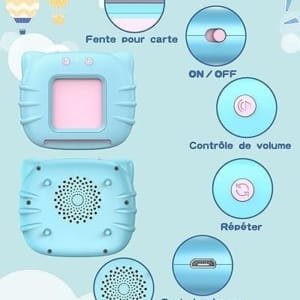 Cartes éducatives Français-anglais pour Jeunes Enfants de 2 à 6 Ans, 220 mots Jouets préscolaires pour écouter et Apprendre
