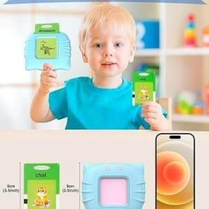 Cartes éducatives Français-anglais pour Jeunes Enfants de 2 à 6 Ans, 220 mots Jouets préscolaires pour écouter et Apprendre