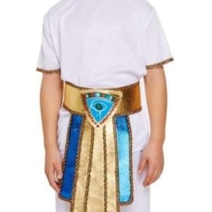 Costume enfant prince égyptien tenue à manches courtes haut avec pantalon