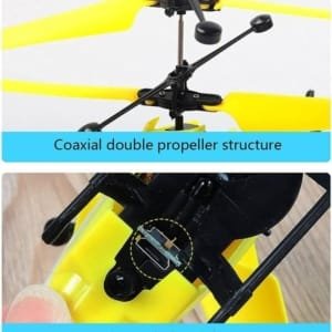 Mini hélicoptère RC avec lumière Chargement USB - télécommandé