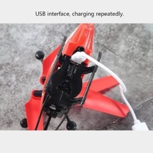 Mini hélicoptère RC avec lumière Chargement USB - télécommandé