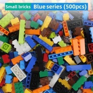 500 PCS Sacs de Blocs de Construction Éducatif