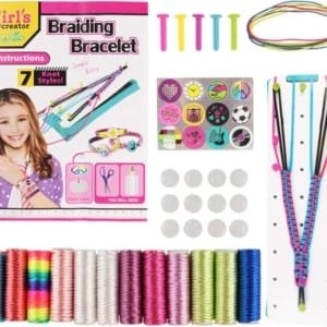 Kit de fabrication de bracelets d'amitié, kits de fabrication de bijoux, kit de bracelets tressés colorés, cadeaux d'anniversaire et de Noël pour adolescentes