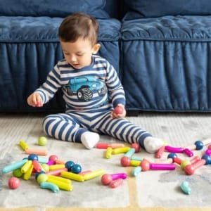 Ensemble de 78 PCS Bâton magnétiques