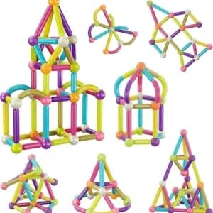 Ensemble de 78 PCS Bâton magnétiques