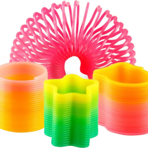 5 ressorts hélicoïdaux anti-stress arc-en-ciel magiques