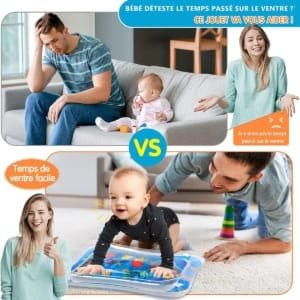 Tapis de jeu d'eau pour bébé de 3 6 9 mois