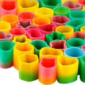 5 ressorts hélicoïdaux anti-stress arc-en-ciel magiques