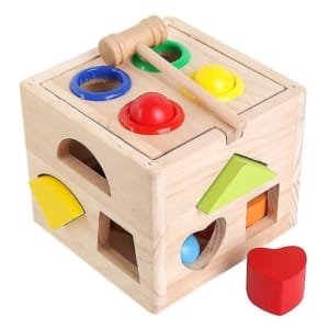 Jeu éducatif Cube en bois Montessori