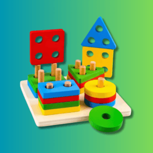 Ensemble de 9 Jouets Montessori en bois naturel, jouets éducatifs, ludiques et amusants pour les petits