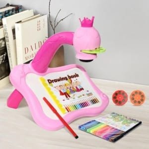 Projecteur à LED pour Enfant avec Table de Dessin Artistique