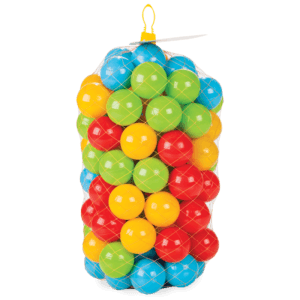 Pilsan Balles de jeu en plastique souple pour enfants 6 cm