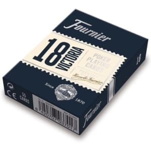 Jeu de cartes Plastic Coated Rami et Poker professionnel " Fournier "