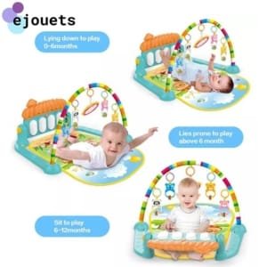 Baby Tapis Musical d'Éveil et d'Activité Piano pour Bébés de 0 à 36 mois
