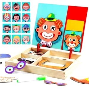 Jeu de livre magnetique autocolant et de forme 67 pièces