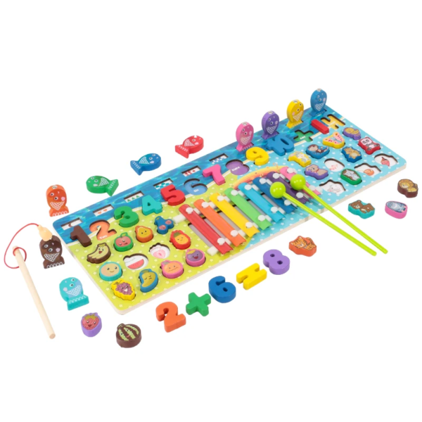 Jouets Éducatifs Montessori En Bois avec xylophone Pour Enfants De 3 Ans +