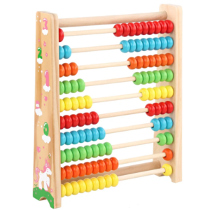 Jouets en bois Montessori dos pour enfants, planche occupée, boulier mathématique,