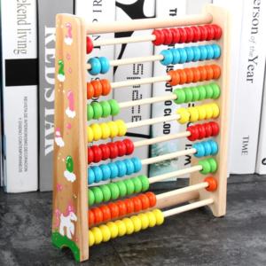 Jouets en bois Montessori dos pour enfants, planche occupée, boulier mathématique,