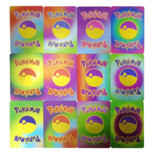 55 Carte de feuille d'or colorée Pokmone, carte VMAX, Charizard, Pikachu, Arc