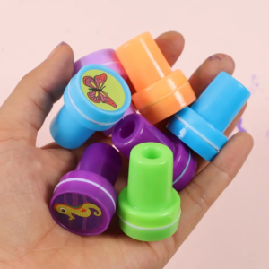 12 Tampons Enfants, Multicolore SMILEYS Coffret tampon