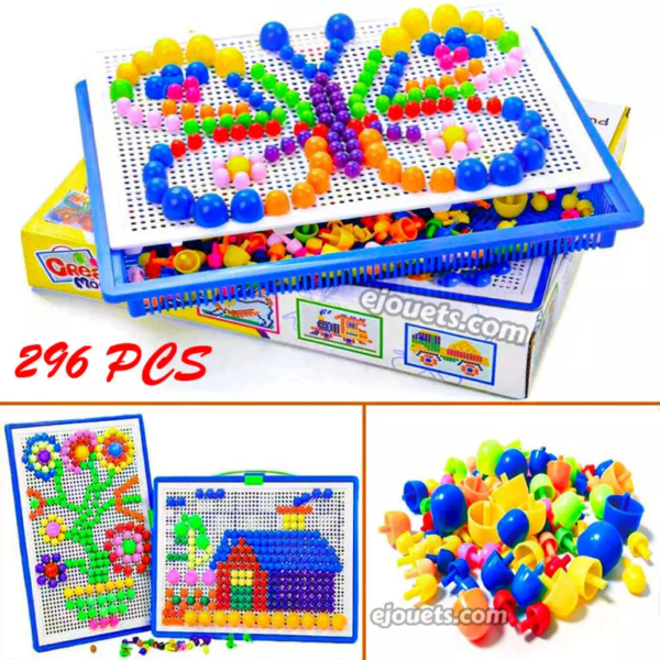 Blocs de construction magnétiques pour jouets Pour les enfants 84 PCS+ Jeu de créative MOZAIC