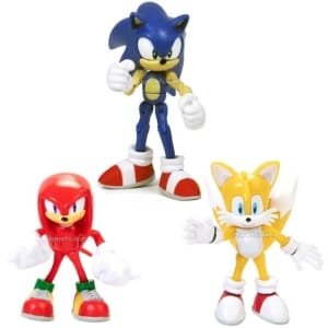 3 pcs/Set Sonic Action Figure Cute Anime