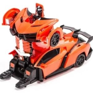 Transformer Voiture/Robot avec télécommande sans fil et chargeur électrique