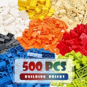 500 PCS Sacs de Blocs de Construction Éducatif