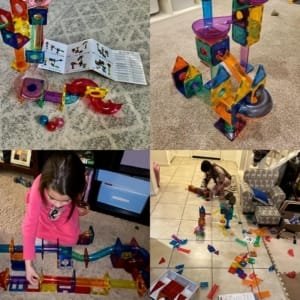 42 pièces de jouets magnétiques, jouets magnétiques STEM,