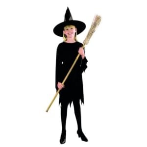 Déguisement de  Halloween Costume de Sorcière Sorcière pour Enfant