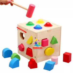 Jeu éducatif Cube en bois Montessori