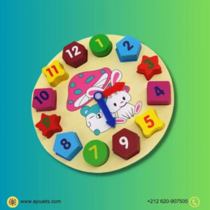 Digital clock, jouets en bois montessori