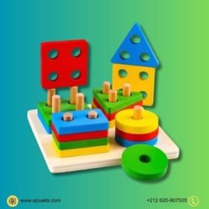 Jouets Montessori en bois 9 en 1, jouets éducatifs pour les tout-petits