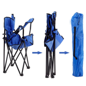 chaise pliante Portable, chaise à dossier haute, légère, pour Camping en plein air, , pêche, siège de plage