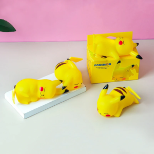 PACK 4 Veilleuse figurines de Pikachu, décoration d'intérieur Kawaii