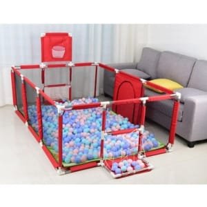 Parc de jeux intérieure PlayPen pour bébés + 100 ballons gratuites