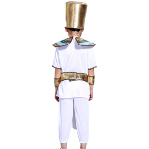 Costume enfant prince égyptien tenue à manches courtes haut avec pantalon