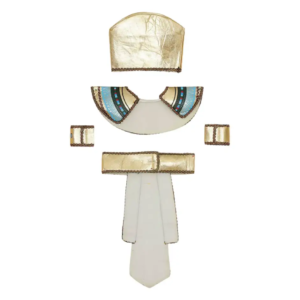Costume enfant prince égyptien tenue à manches courtes haut avec pantalon