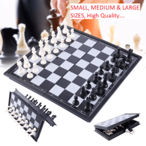 Jeux des échecs Chess Set & Checker Magnétique blanc