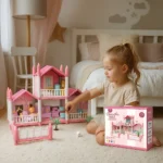 Maison de Poupée Beautiful Home – Grand Modèle 2 Étages avec Meubles