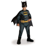 Déguisement Enfant Batman –Exclusif ensemble Costume avec Masque, Cape et Ceinture,