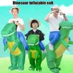 Costume de dinosaure gonflable,
